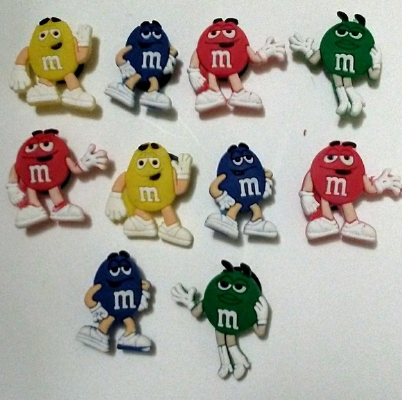 m&m jibbitz